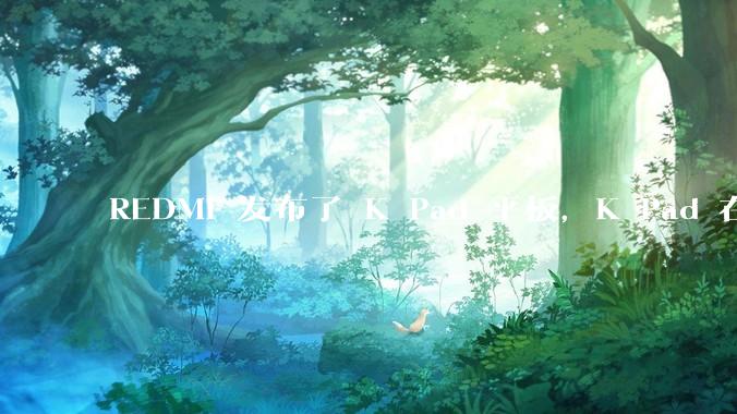 REDMI 发布了 K Pad 平板，K Pad 在性能、设计和价格上能否脱颖而出？